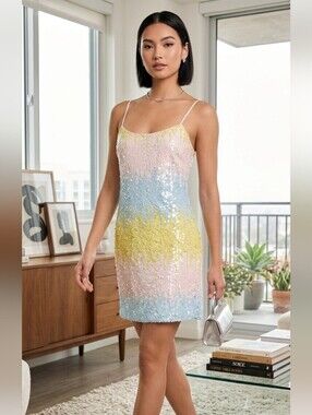 Soloiste Sequins Mini Dress NWT Sz Medium